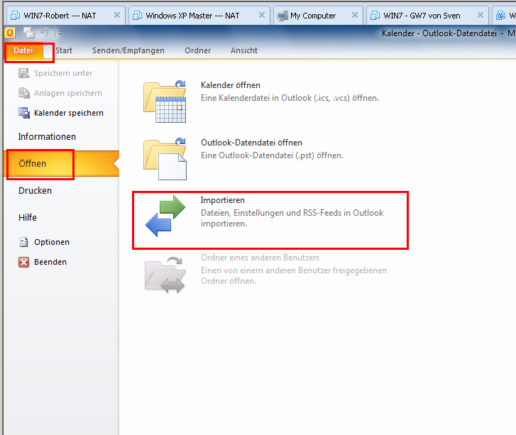 Kalender von Outlook zu Outlook übertragen › Anleitungen